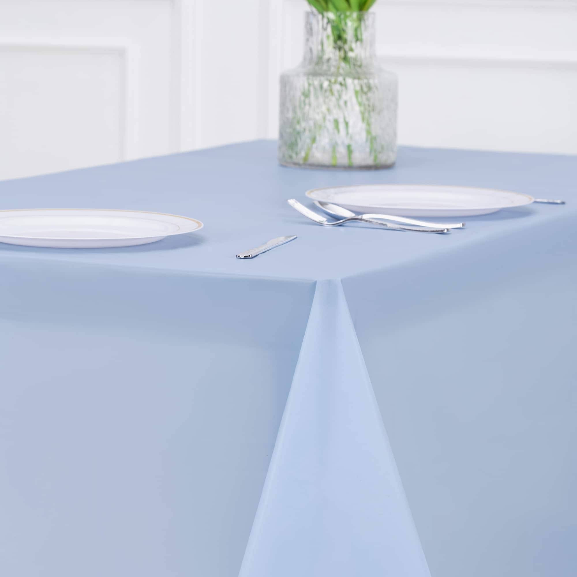 54" x 108" Solid Plastic Table Cover by Celebrate It